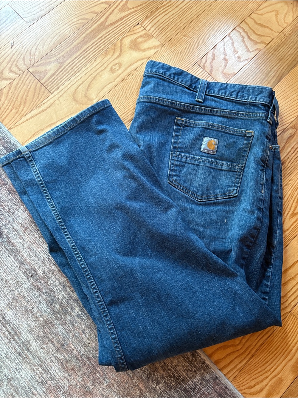 Carhartt Men's Relaxed Fit Blue Jeans 44 x 30